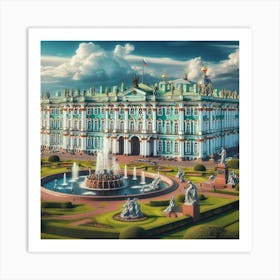 St Petersburg Palace 3 Art Print