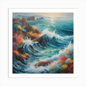 Ocean Waves Art Print