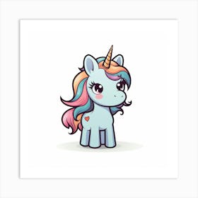 Cute Unicorn 569 Art Print