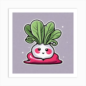 Radish 37 Art Print