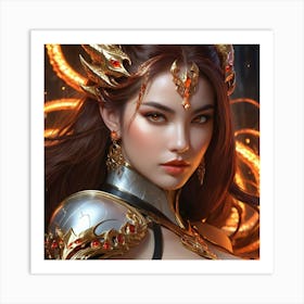 Demon Girl io Art Print