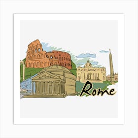 Rome aet Art Print