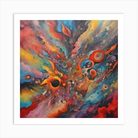 Abstract Painting 17 Art Print