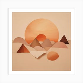 Sand Dunes Art Print