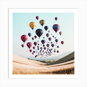 Hot Air Balloons 2 Art Print