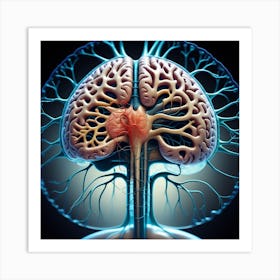 Human Brain 79 Art Print
