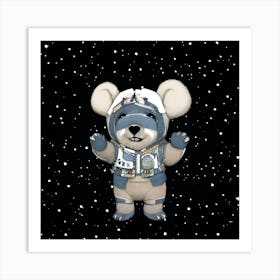 Space Bear Art Print