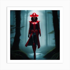 Red Cloak Art Print