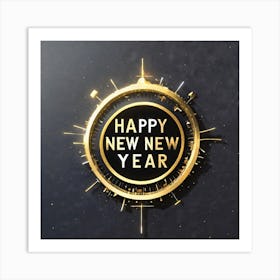 Happy New Year 5 Art Print