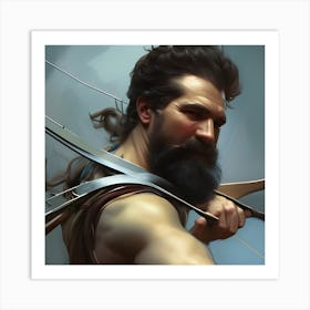 Sagittarius Man Art Print