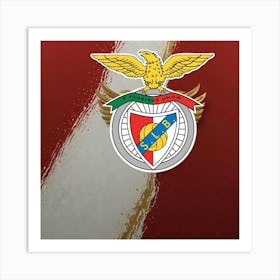 S.L. Benfica Logo Wall Art 16 Art Print