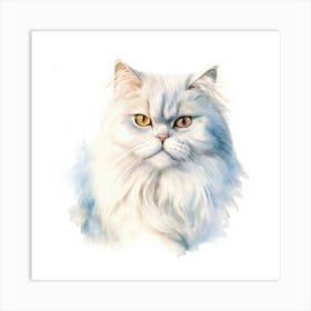 Colorpoint Shorthair Persian Cat Portrait 3 Art Print