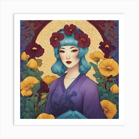 Asian Girl 10 Art Print