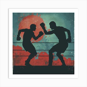 Boxing Ring 1 Art Print