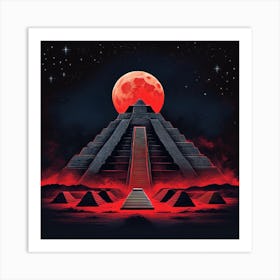 Pyramid Of The Sun Art Print