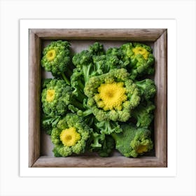 Florets Of Broccoli 16 Art Print