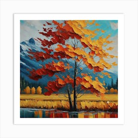 Autumn Tree Art Print