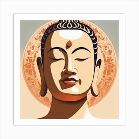 Buddha Painting (2) Art Print