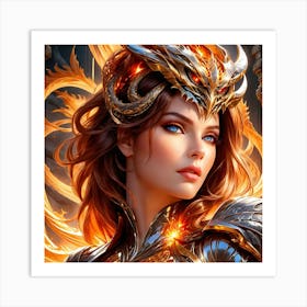 Elven Warrior 1 Art Print