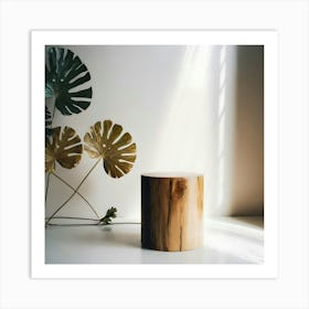 Tree Stump Art Print