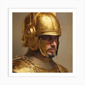 Golden Knight Art Print