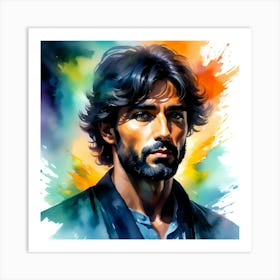 Creative Male Portrait 44 Art Print