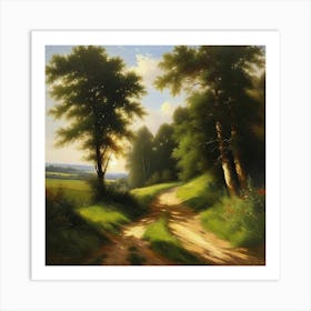 Dirt Road 1 Art Print