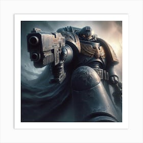 Space Marine 1 Art Print