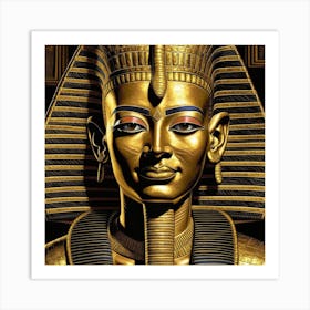 Pharaoh Tutankhamen Art Print