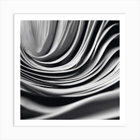 Abstract Black And White Photo Art Print