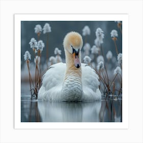 Beautiful Swan 11 Art Print