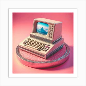 Retro Computer Art Print