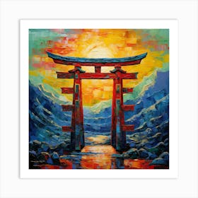 Tori Tori Gate Art Print