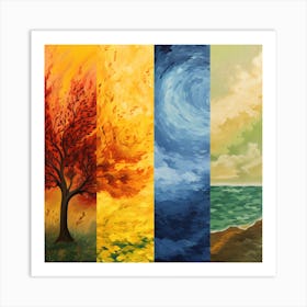 Four Seasons Art Print