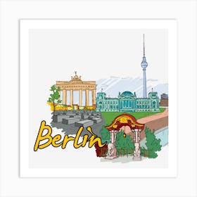 Berlin Art Print