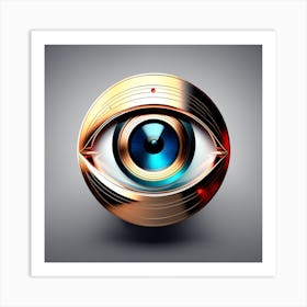 Eye Of Tv Art Print