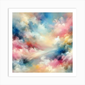 Abstract Of Clouds 2 Art Print