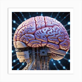 Brain Of A Robot 7 Art Print