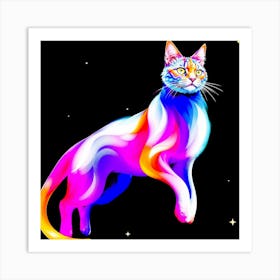 mythical cat Art Print