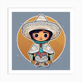 Mexican Girl 8 Art Print