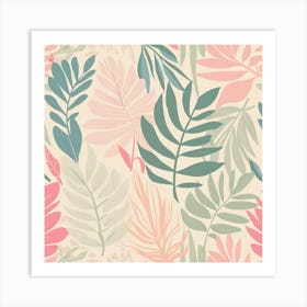 Tropical Leaves 1 Art Print