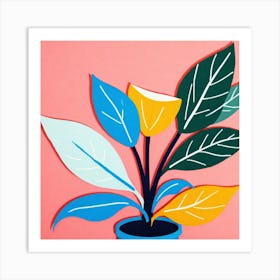 Plant In A Pot 5 Art Print