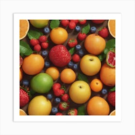 Fruit Stock Videos & Royalty-Free Footage Art Print