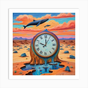 Timeless Mirage Surreal Reflections Of Land And Sea (6) Art Print