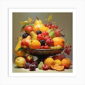 Fruit Bowl 1 Art Print