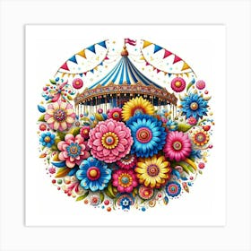 Carousel 2 Art Print