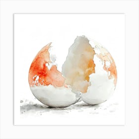 Egg Painting Art Print