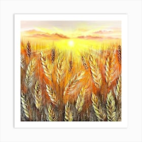 Wheat Field Art Print