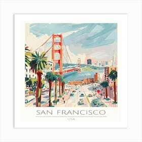 San Francisco Golden Gate Bridge Art Print