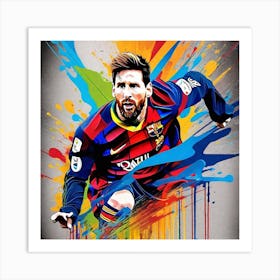 Lionel Messi 1 Art Print